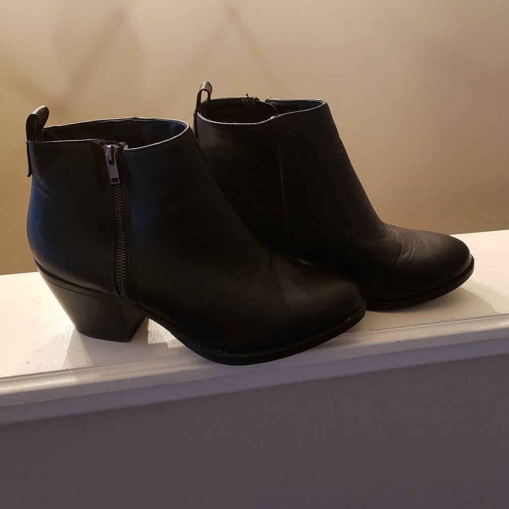 New, RAMPAGE Vida Black Ankle Boots Shoes 10 M